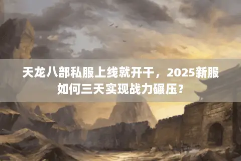天龙八部私服上线就开干，2025新服如何三天实现战力碾压？
