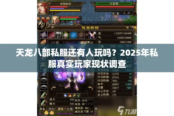天龙八部私服还有人玩吗?2025年私服真实玩家现状调查 天龙八部私服还有人玩吗?2025年私服真实玩家现状调查