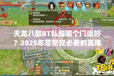 天龙八部BT私服哪个门派好？2025年零氪党必看的高爆发职业推荐
