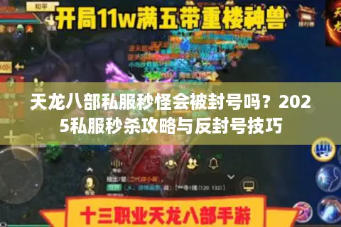 天龙八部私服秒怪会被封号吗？2025私服秒杀攻略与反封号技巧