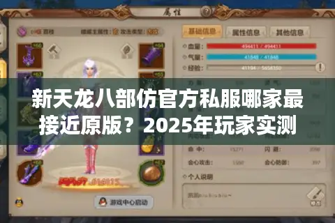 新天龙八部仿官方私服哪家最接近原版?2025年玩家实测对比 新天龙八部仿官方私服哪家最接近原版?2025年玩家实测对比