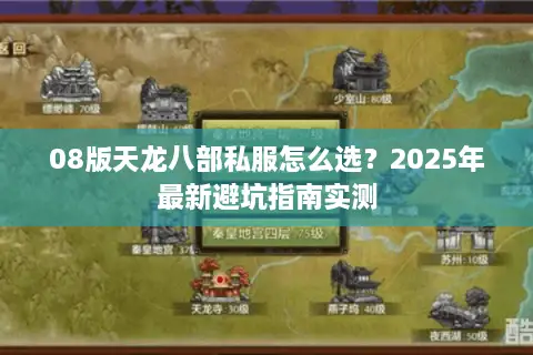 08版天龙八部私服怎么选？2025年最新避坑指南实测