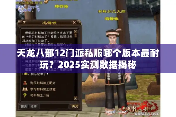 天龙八部12门派私服哪个版本最耐玩？2025实测数据揭秘