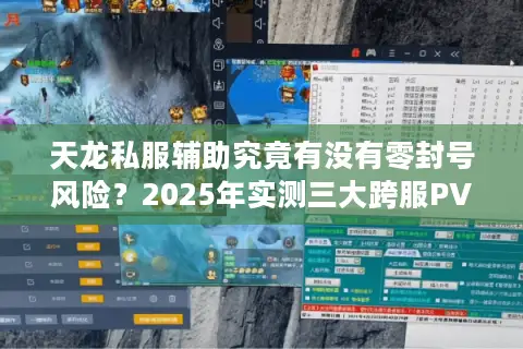 天龙私服辅助究竟有没有零封号风险？2025年实测三大跨服PVP外挂真相