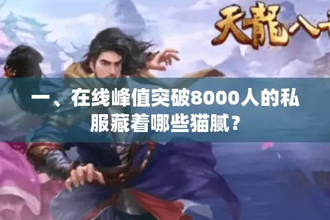 一、在线峰值突破8000人的私服藏着哪些猫腻? 一、在线峰值突破8000人的私服藏着哪些猫腻?
