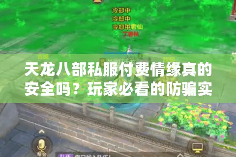 天龙八部私服付费情缘真的安全吗？玩家必看的防骗实战指南