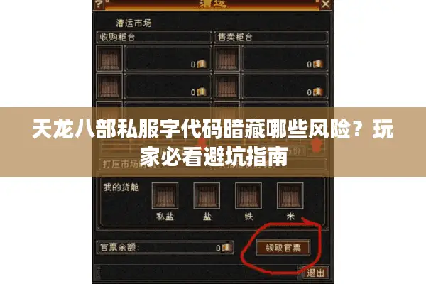 天龙八部私服字代码暗藏哪些风险？玩家必看避坑指南