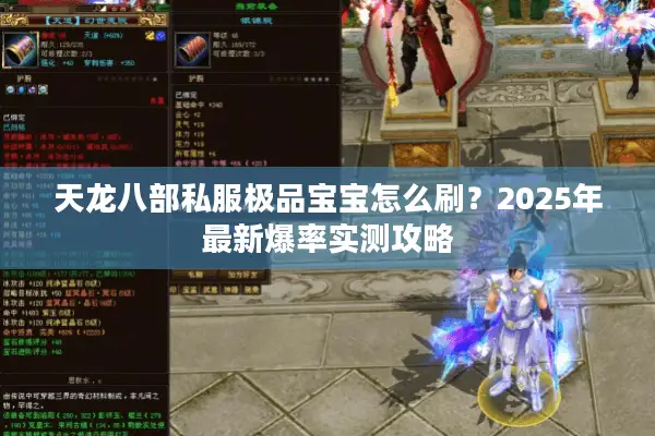 天龙八部私服极品宝宝怎么刷？2025年最新爆率实测攻略