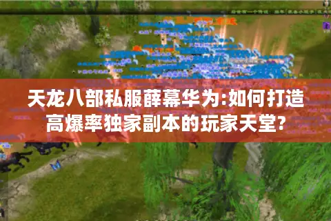 天龙八部私服薛幕华为:如何打造高爆率独家副本的玩家天堂?