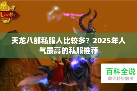 天龙八部私服人比较多？2025年人气最高的私服推荐