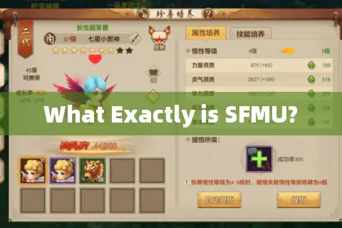 What Exactly is SFMU? What Exactly is SFMU?
