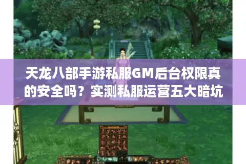 天龙八部手游私服GM后台权限真的安全吗？实测私服运营五大暗坑