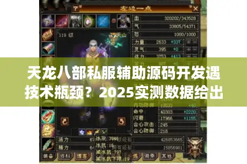 天龙八部私服辅助源码开发遇技术瓶颈？2025实测数据给出新答案
