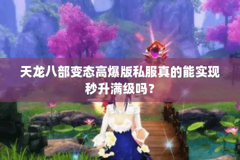天龙八部变态高爆版私服真的能实现秒升满级吗？
