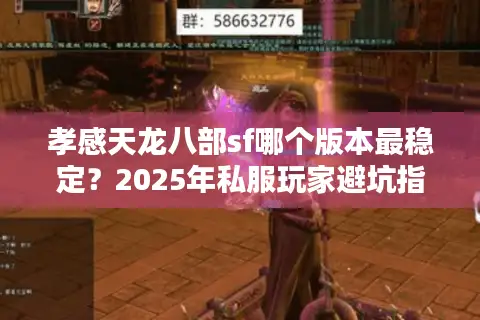 孝感天龙八部sf哪个版本最稳定？2025年私服玩家避坑指南