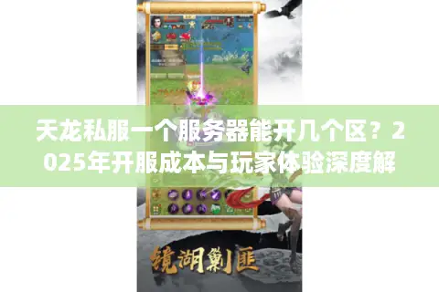 天龙私服一个服务器能开几个区？2025年开服成本与玩家体验深度解析