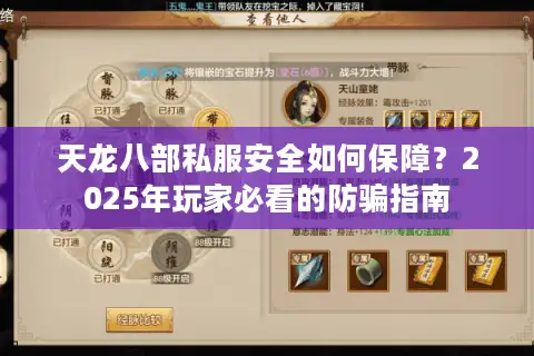 天龙八部私服安全如何保障？2025年玩家必看的防骗指南