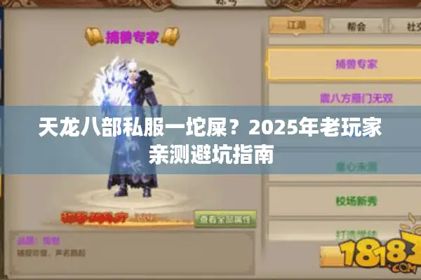 天龙八部私服一坨屎？2025年老玩家亲测避坑指南