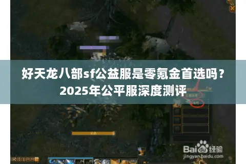 好天龙八部sf公益服是零氪金首选吗？2025年公平服深度测评