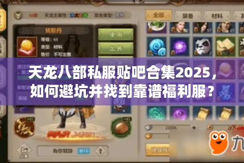 天龙八部私服贴吧合集2025，如何避坑并找到靠谱福利服？