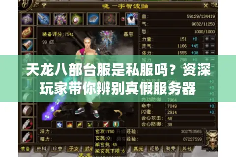 天龙八部台服是私服吗?资深玩家带你辨别真假服务器 天龙八部台服是私服吗?资深玩家带你辨别真假服务器