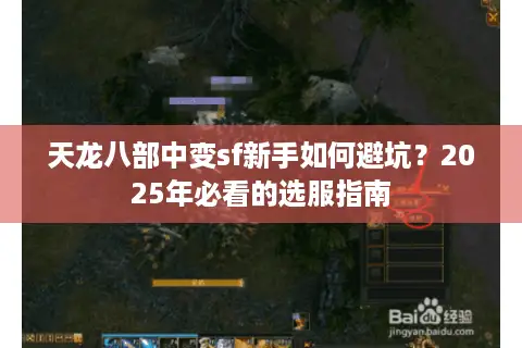 天龙八部中变sf新手如何避坑？2025年必看的选服指南