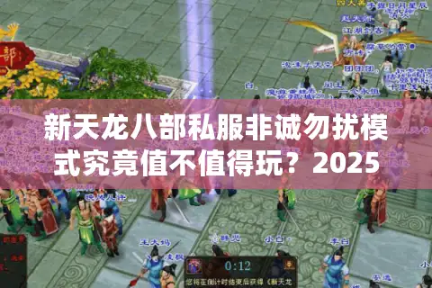 新天龙八部私服非诚勿扰模式究竟值不值得玩？2025深度实测指南