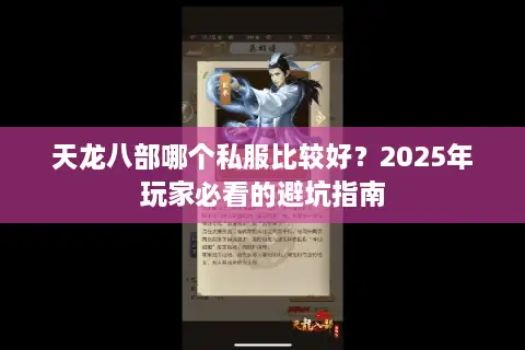 天龙八部哪个私服比较好？2025年玩家必看的避坑指南