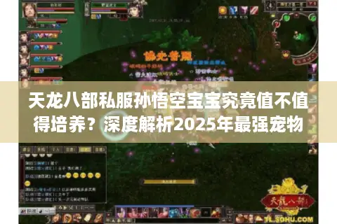 天龙八部私服孙悟空宝宝究竟值不值得培养？深度解析2025年最强宠物玩法