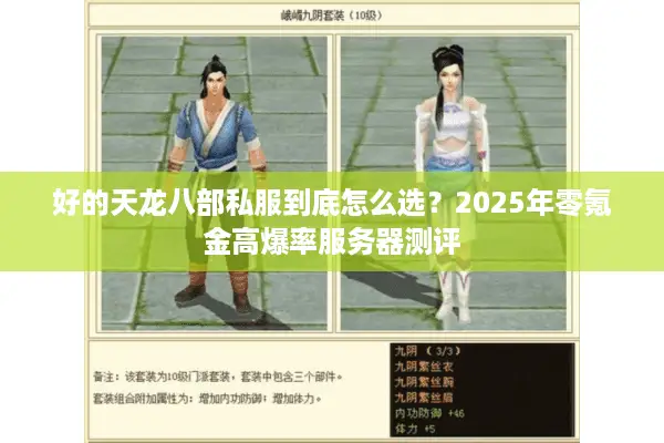 好的天龙八部私服到底怎么选?2025年零氪金高爆率服务器测评 好的天龙八部私服到底怎么选?2025年零氪金高爆率服务器测评