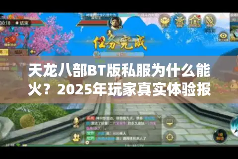 天龙八部BT版私服为什么能火？2025年玩家真实体验报告