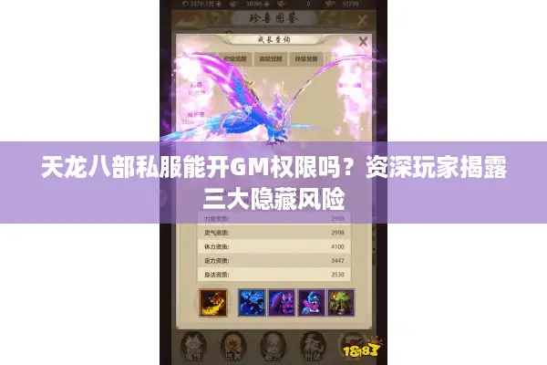 天龙八部私服能开GM权限吗？资深玩家揭露三大隐藏风险