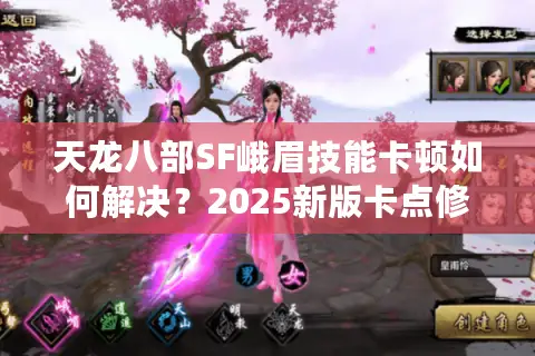 天龙八部SF峨眉技能卡顿如何解决？2025新版卡点修复实战教学