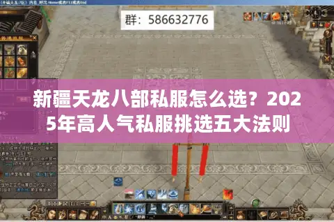 新疆天龙八部私服怎么选？2025年高人气私服挑选五大法则