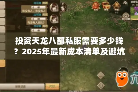投资天龙八部私服需要多少钱？2025年最新成本清单及避坑指南