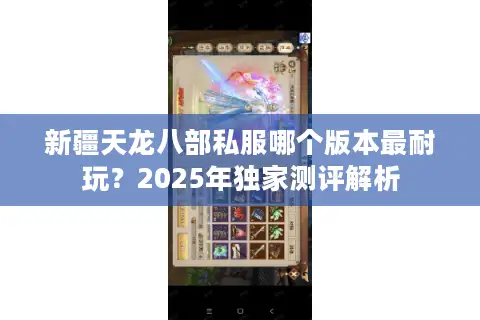 新疆天龙八部私服哪个版本最耐玩?2025年独家测评解析 新疆天龙八部私服哪个版本最耐玩?2025年独家测评解析