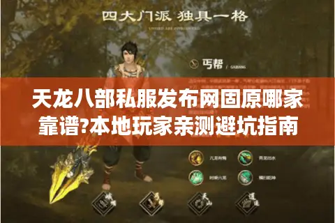 天龙八部私服发布网固原哪家靠谱?本地玩家亲测避坑指南