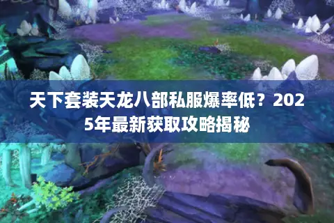 天下套装天龙八部私服爆率低？2025年最新获取攻略揭秘