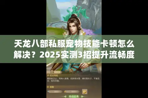 天龙八部私服宠物技能卡顿怎么解决？2025实测3招提升流畅度