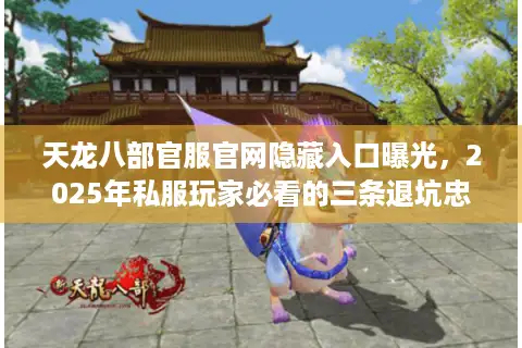 天龙八部官服官网隐藏入口曝光，2025年私服玩家必看的三条退坑忠告