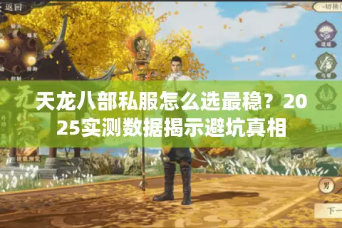 天龙八部私服怎么选最稳?2025实测数据揭示避坑真相 天龙八部私服怎么选最稳?2025实测数据揭示避坑真相