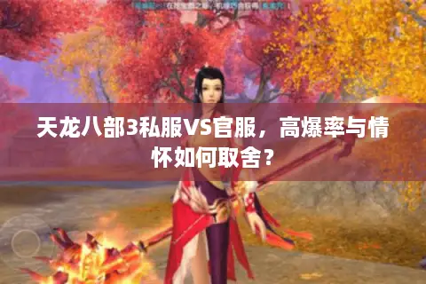 天龙八部3私服VS官服,高爆率与情怀如何取舍? 天龙八部3私服VS官服,高爆率与情怀如何取舍?
