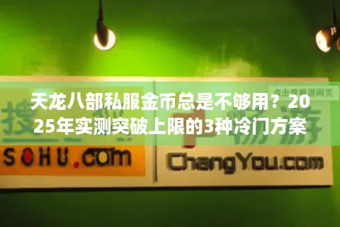 天龙八部私服金币总是不够用?2025年实测突破上限的3种冷门方案 天龙八部私服金币总是不够用?2025年实测突破上限的3种冷门方案