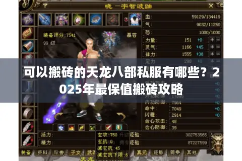 可以搬砖的天龙八部私服有哪些？2025年最保值搬砖攻略