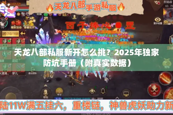 天龙八部私服新开怎么挑？2025年独家防坑手册（附真实数据）