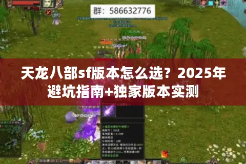 天龙八部sf版本怎么选？2025年避坑指南+独家版本实测