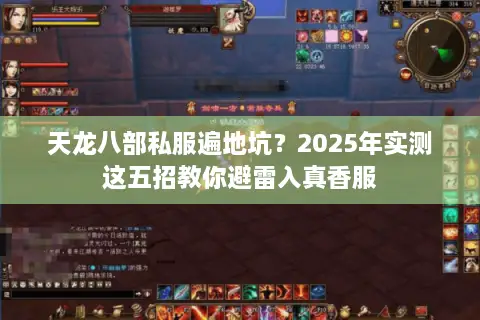 天龙八部私服遍地坑？2025年实测这五招教你避雷入真香服