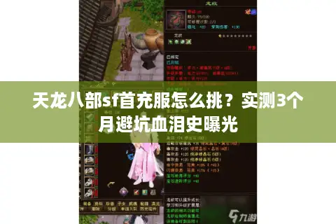 天龙八部sf首充服怎么挑?实测3个月避坑血泪史曝光 天龙八部sf首充服怎么挑?实测3个月避坑血泪史曝光