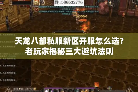 天龙八部私服新区开服怎么选？老玩家揭秘三大避坑法则