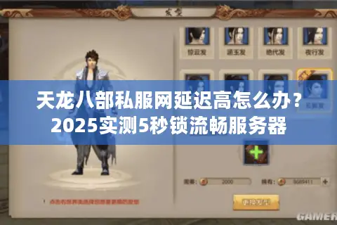 天龙八部私服网延迟高怎么办？2025实测5秒锁流畅服务器